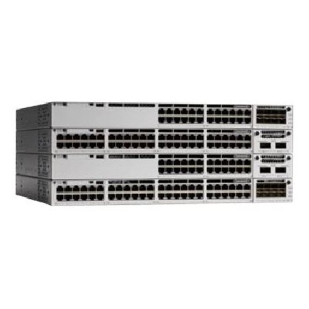 Cisco Catalyst 9300 - Network Essentials - přepínač - L3 - řízený - 24 x Gigabit SFP - Lze montovat do rozvaděče - repasováno