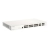 D-Link Nuclias Cloud-Managed DBS-2000-28MP - Přepínač - 24 x 10/100/1000 (PoE+) + 4 x kombinace SFP - PoE+ (370 W)