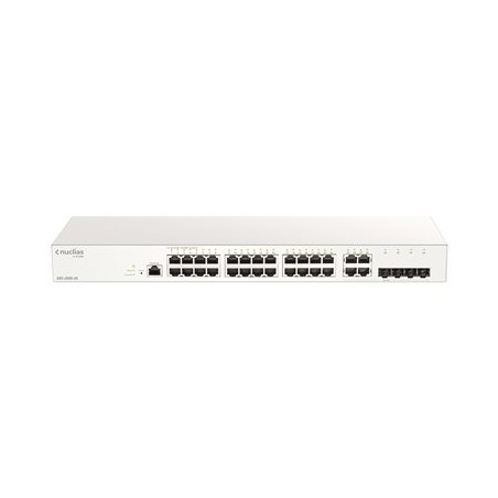 D-Link Nuclias Cloud-Managed DBS-2000-28 - Přepínač - 24 x 10/100/1000 + 4 x kombinace SFP