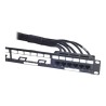 APC Data Distribution Cable - Síťový kabel - kompatibilní s TAA - RJ-45 (F) do RJ-45 (F) - 3.4 m - UTP - CAT 6 - černá