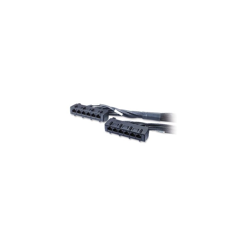 APC Data Distribution Cable - Síťový kabel - kompatibilní s TAA - RJ-45 (F) do RJ-45 (F) - 4 m - UTP - CAT 6 - černá