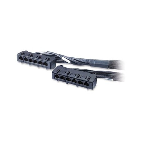 APC Data Distribution Cable - Síťový kabel - kompatibilní s TAA - RJ-45 (F) do RJ-45 (F) - 4 m - UTP - CAT 6 - černá