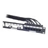 APC Data Distribution Cable - Síťový kabel - kompatibilní s TAA - RJ-45 (F) do RJ-45 (F) - 18.3 m - UTP - CAT 6 - černá