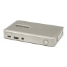 StarTech.com USB C Dock, USB-C to DisplayPort 4K 30Hz or VGA, Mini USB-C Laptop Docking Station with 65W Power Delivery