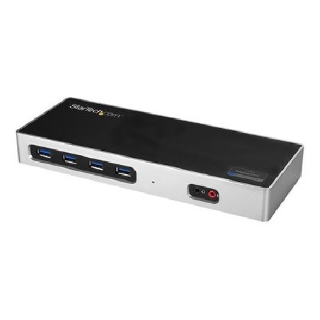 StarTech.com Dual 4K Dock - Mac and Windows - USB-A & USB-C - DP & HDMI (DK30A2DH) - Dokovací stanice - USB-C / Thunderbolt 3