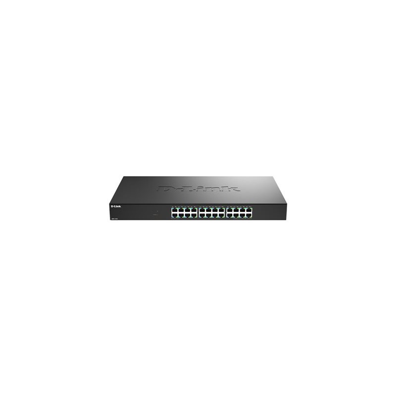 D-Link DMS-1024 - Prepínac - L2+ - 24 x 10/100/1000/2.5G - desktop, Lze montovat do rozvadece