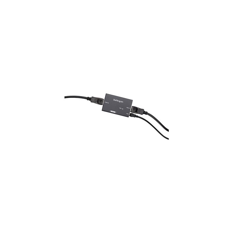 StarTech.com DisplayPort Signal Booster - DisplayPort to DisplayPort Video Signal Amplifier - 4K 60Hz DisplayPort Extender
