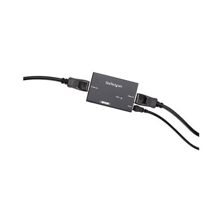 StarTech.com DisplayPort Signal Booster - DisplayPort to DisplayPort Video Signal Amplifier - 4K 60Hz DisplayPort Extender