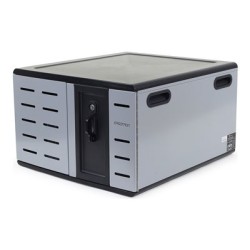 Ergotron Zip12 - Skříňka - pro 12 tabletů/notebooků - nabíjení - ocel - černá, stříbrná - velikost obrazovky: až do 14"