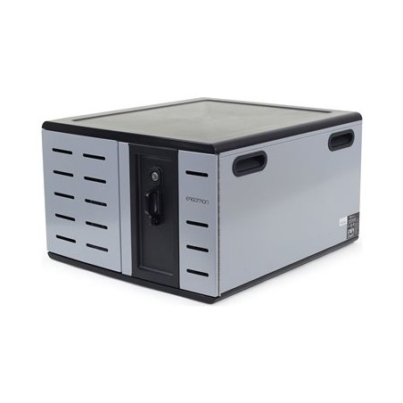 Ergotron Zip12 - Skříňka - pro 12 tabletů/notebooků - nabíjení - ocel - černá, stříbrná - velikost obrazovky: až do 14"