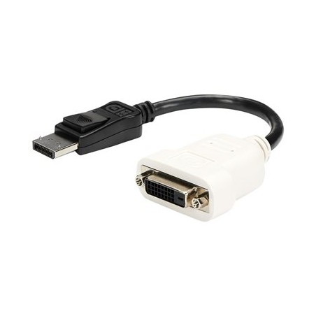 StarTech.com DisplayPort to DVI Adapter - 1920x1200 - Display Port to DVI Dongle - Passive DP to DVI-D Adapter (DP2DVI)