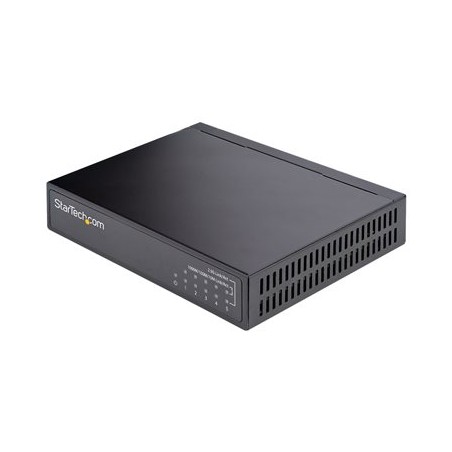 StarTech.com Unmanaged 2.5G Switch, 5 Port Gigabit Switch, 2.5GBASE-T Unmanaged Ethernet Switch, Ethernet Splitter, Din Rail or
