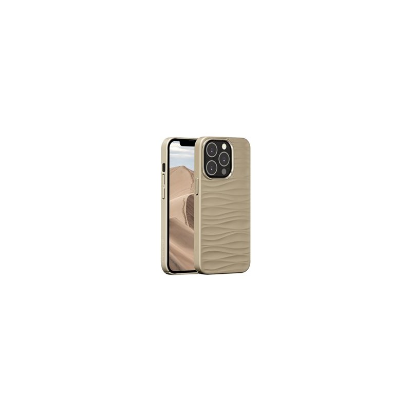 dbramante1928 Dune - Zadní kryt pro mobilní telefon - 100% recyklovaný plast - písek (sand) - pro Apple iPhone 14 Pro