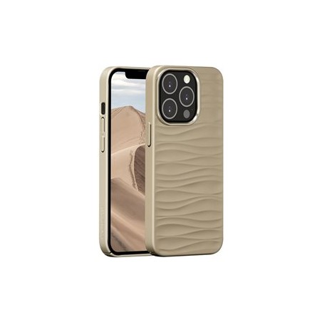 dbramante1928 Dune - Zadní kryt pro mobilní telefon - 100% recyklovaný plast - písek (sand) - pro Apple iPhone 14 Pro