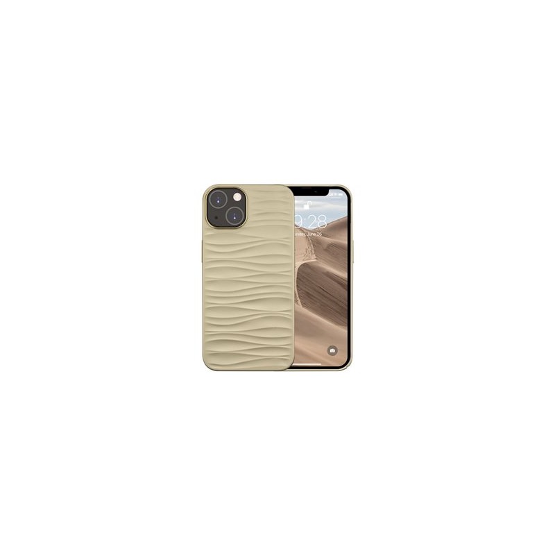 dbramante1928 Dune - Zadní kryt pro mobilní telefon - 100% recyklovaný plast - písek (sand) - pro Apple iPhone 14 Plus