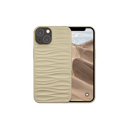 dbramante1928 Dune - Zadní kryt pro mobilní telefon - 100% recyklovaný plast - písek (sand) - pro Apple iPhone 14 Plus