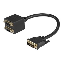 StarTech.com 1 ft DVI-D to 2x DVI-D Digital Video Splitter Cable - M/F (DVISPL1DD) - Video rozdělovač - dva spoje - DVI-D se