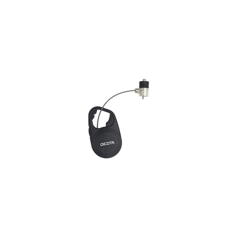 DICOTA Security T-Lock - Bezpečnostní kabelový zámek - černá - 1.3 m