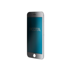 DICOTA Secret - Ochrana obrazovky pro mobilní telefon - s bezpečnostním filtrem - čtyřcestné - průhledná - pro Apple iPhone 8