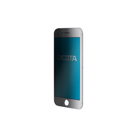 DICOTA Secret - Ochrana obrazovky pro mobilní telefon - s bezpečnostním filtrem - čtyřcestné - průhledná - pro Apple iPhone 8