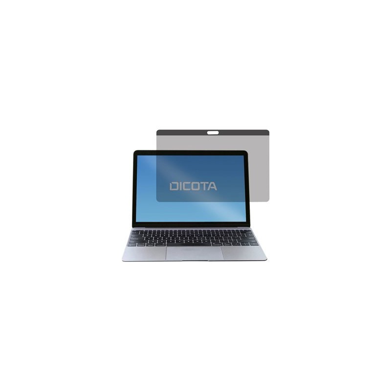 DICOTA Secret - Filtr pro zvýšení soukromí k notebooku - dvoucestné - odstranitelné - magnetické - 12" - černá - pro Apple