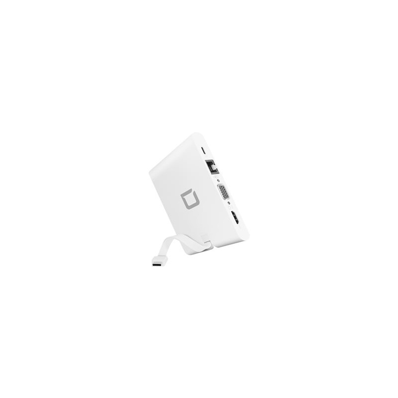 DICOTA USB-C Portable Docking 9-in-1 with HDMI - Dokovací stanice - USB-C - VGA, HDMI