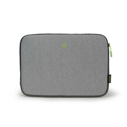 DICOTA Skin FLOW - Pouzdro na notebook - 13" - 14.1" - šedá, zelená