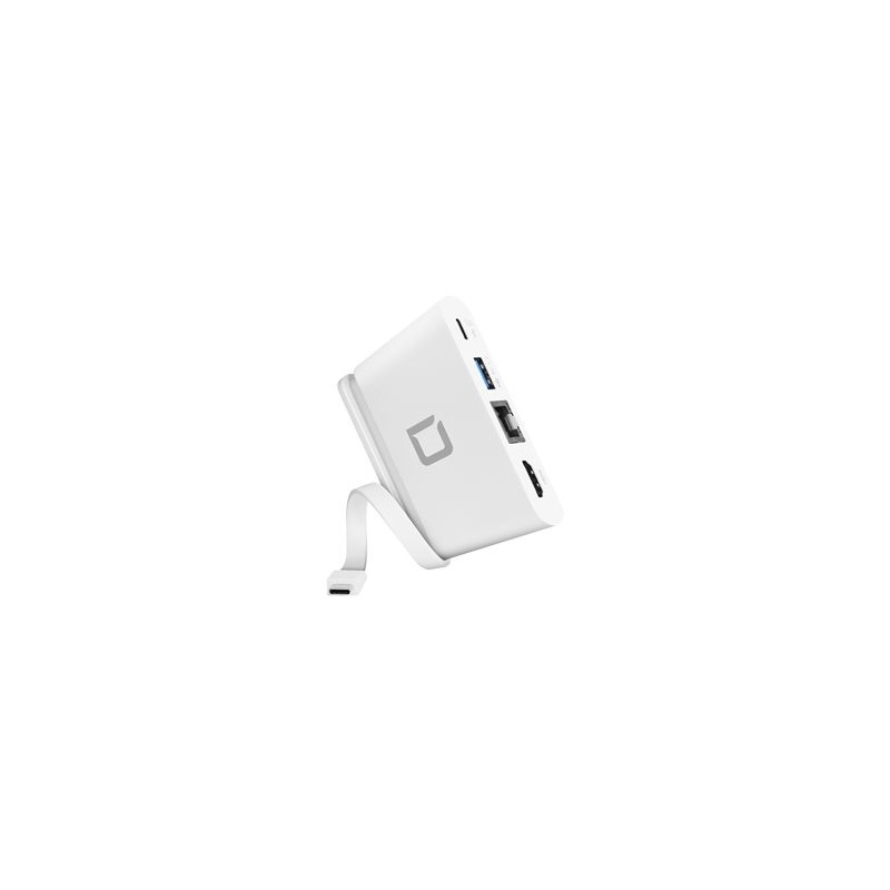 DICOTA USB-C Portable Docking 4-in-1 with HDMI - Dokovací stanice - USB-C - HDMI