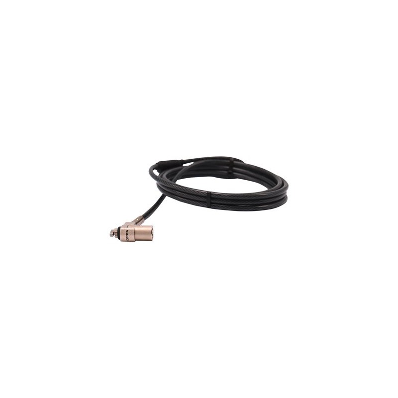 DICOTA Security T-Lock Ultra Slim V2 - Bezpečnostní kabelový zámek - černá, stříbrná - 2 m