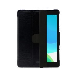 DICOTA Folio Case - Pouzdro s klopou pro tablet - termoplastický polyuretan (TPU), polykarbonát, recyklovaný PET - černá - 11"