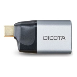 DICOTA - Video adaptér - USB-C (M) do DisplayPort (F) - USB napájení (100W) - stříbrná