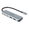 DICOTA - Rozbočovač - 10 Gbps, USB C 4-v-1, vysokorychlostní - 2 x USB-C 3.2 Gen 2 + 2 x USB 3.2 Gen 2 - desktop