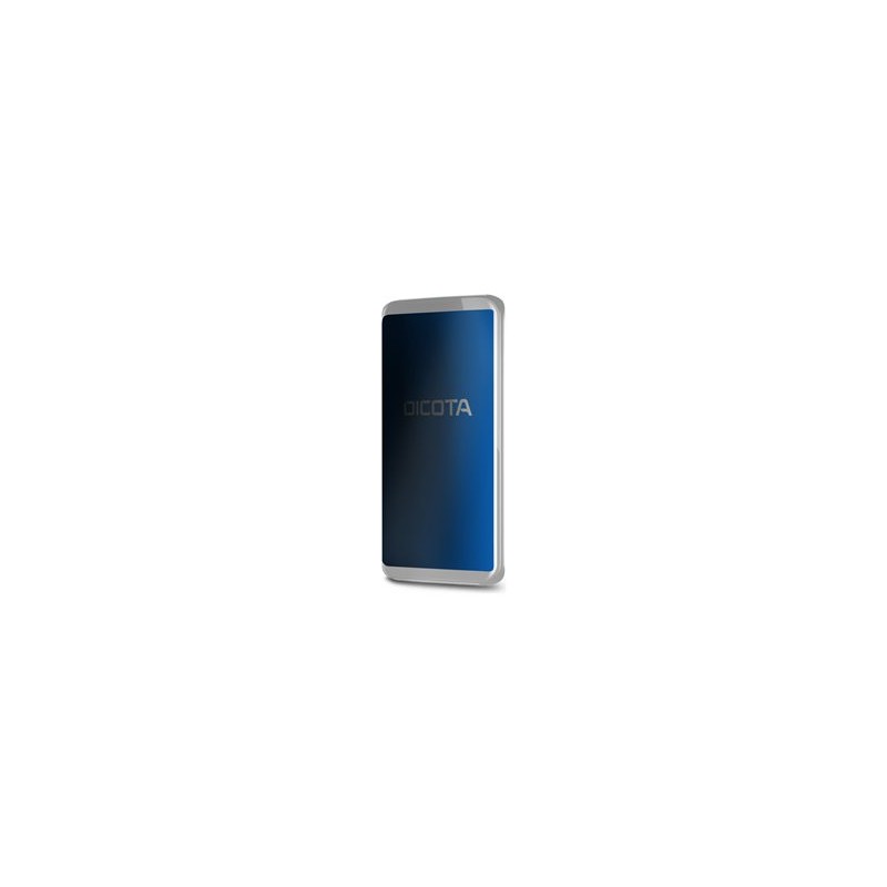 DICOTA - Filtr pro soukromí obrazovky pro mobilní telefon - dvoucestné - lepicí - černá - pro Apple iPhone 15 Pro D70745