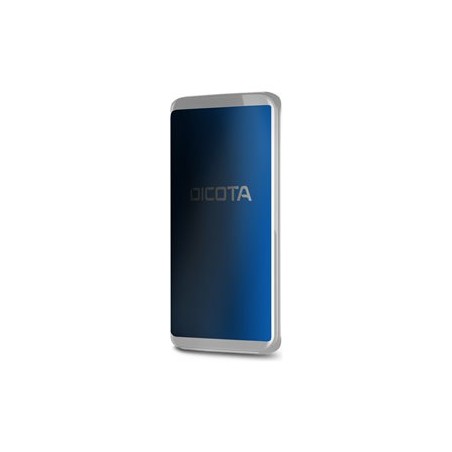 DICOTA - Filtr pro soukromí obrazovky pro mobilní telefon - dvoucestné - lepicí - černá - pro Apple iPhone 15 Pro D70745