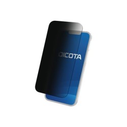 DICOTA - Filtr pro soukromí obrazovky pro mobilní telefon - dvoucestné - lepicí - černá - pro Apple iPhone 15 Pro D801752AD