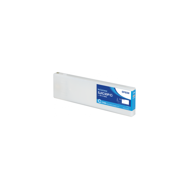 SJIC30P(C): Ink cartridge for ColorWorks C7500G (Cyan)