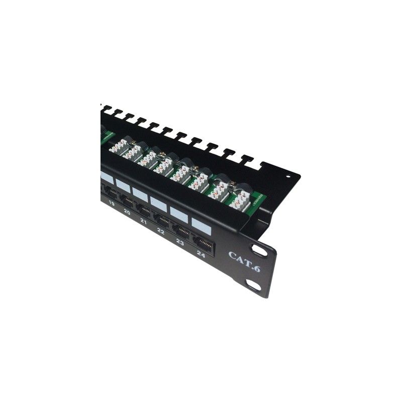DATACOM Patch panel 24p. CAT6 UTP 3x8p LSA 1U horní zářez