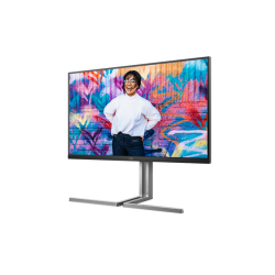 AOC MT VA LCD WLED 31,5" U32U3CV - IPS nano color, 3840x2160, HDMI, DP, USB-C, USB 3.2, RJ45, pivot, repro