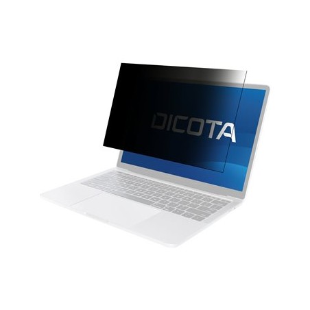 DICOTA - Filtr pro zvýšení soukromí k notebooku - dvoucestné - odstranitelné - montáž nasunutím - 14" - černá
