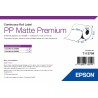 PP MATTE LABEL PREMIUM/CONTINUOUS ROLL 105MM X 29M