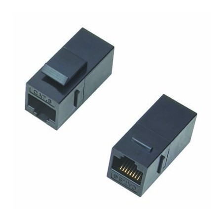 DATACOM Spojka panel UTP 2 x RJ45 (8p8c) Cat5e,přímá,plast