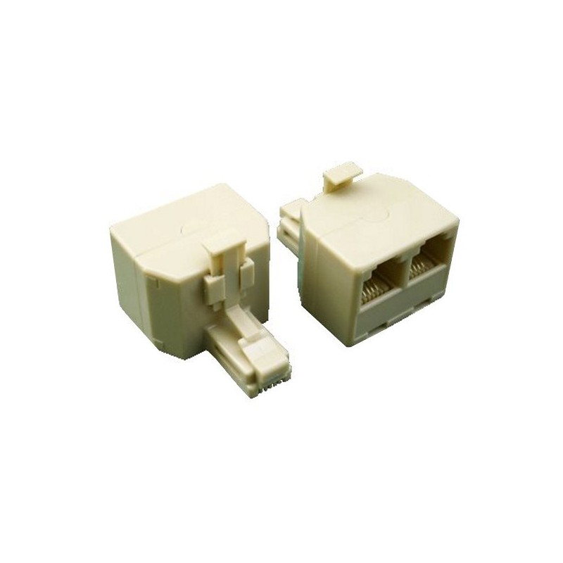 DATACOM Rozdvojka UTP CAT5E 3xRJ45 (8p8c-1M/2F)