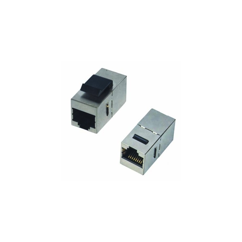 DATACOM Spojka panel STP 2 x RJ45 (8p8c) Cat5e,přímá,plast