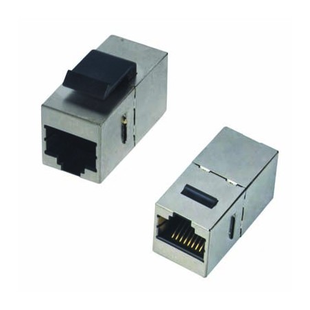 DATACOM Spojka panel STP 2 x RJ45 (8p8c) Cat5e,přímá,plast