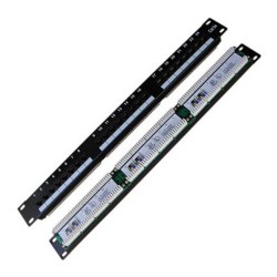 DATACOM Patch panel 24x RJ-45,Cat5e UTP,1U,19" LSA