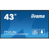 43" iiyama LH4365UHSB-B1:IPS,4K UHD,Android, 24/7