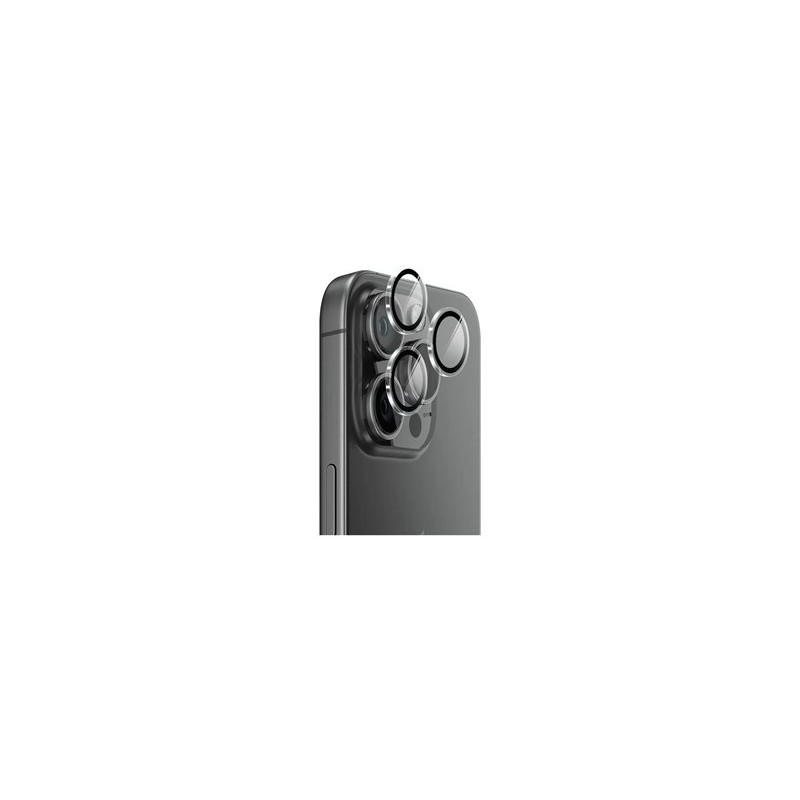 dbramante1928 eco-lens - Chránič na objektiv pro mobilní telefon - průsvitná - pro Apple iPhone 15 Pro, 15 Pro Max