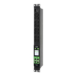 APC EasyPDU EPDU2016M - Rozvodná jednotka PDU (k montáži na regál) - merený - AC 230 V - 3680 VA - 1 fáze - Ethernet