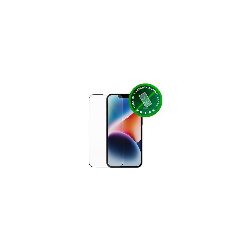 dbramante1928 Eco-shield - Ochrana obrazovky pro mobilní telefon - hromadný - s bezpečnostním filtrem - barva rámu černá - pro