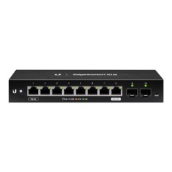 Ubiquiti EdgeSwitch 10X - Přepínač - řízený - 8 x 10/100/1000 + 2 x gigabitů SFP - Lze montovat do rozvaděče, pro připevnění na